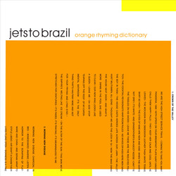 Jets To Brazil Orange Rhyming Dictionary VINYL 2 LP