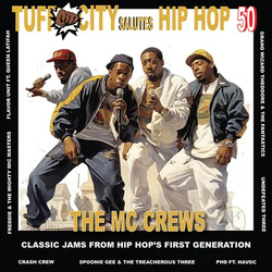 Various Artists Tuff City Salutes Hip Hop 50: The Mc Crews HALF RED HALF GOLD VINYL 7INCH LP