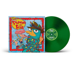 Various Artists Phineas & Ferb: Holiday Favorites TRANSLUCENT EMERALD GREEN VINYL LP