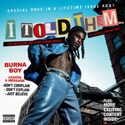 Burna Boy I Told Them VINYL LP