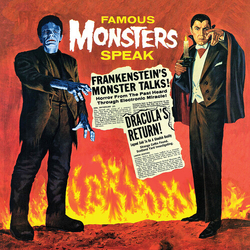 Gabriel Dell Famous Monsters Speak RED & BLACK VINYL LP