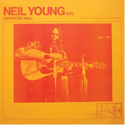 Neil Young Carnegie Hall 1970 2 VINYL LP