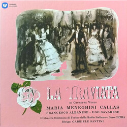 Maria Callas Verdi: La Traviata (1953 - Studio Recording)(Vinyl) Vinyl LP