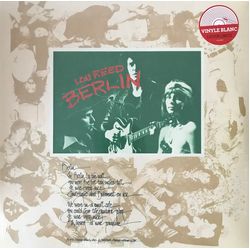 Lou Reed Berlin (White Vinyl) VINYL LP
