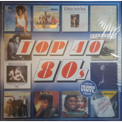 Various Artists Top 40 - 80S COBALT BLUE VINYL IMPORT LP