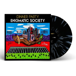 Dinner Party Enigmatic Society (Black & Whitw Vinyl) VINYL LP