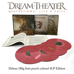 Dream Theater Quarantieme: Live A Paris VINYL 4 LP FRUIT PUNCH COLORED