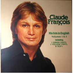 Claude Francois His Hits In English VINYL 4 LP YELLOW & GREEN IMPORT