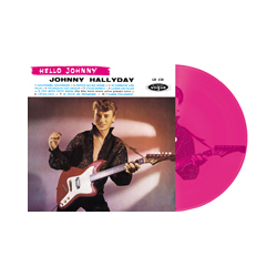 Johnny Hallyday Hello Johnny Grave (Etched Pink Vinyl) Vinyl LP
