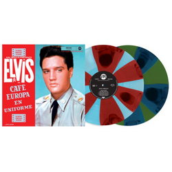 Elvis Presley Caf+Ë Europa En Uniforme VINYL GREEN & PINK CORNETTO 2 LP