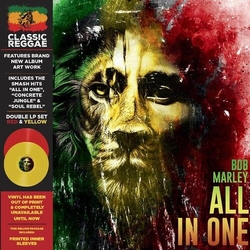 Bob Marley All In One RED YELLOW VINYL LP