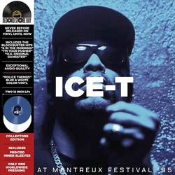 Ice-T Live At The Miles Davis Hall - Montreux 1995 NEW ARTWORK POLICE THEME BLUE WHITE VINYL RSD LP