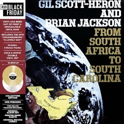 Gil & Brian Jackson Scott-Heron From South Africa To South Carolina VINYL 2 LP GOLD & WHITE RSD