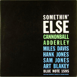 Cannonball Adderley Somethin Else CLEAR VINYL LP