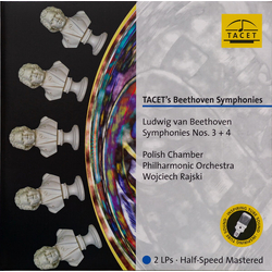 Polish Chamber Philharmonic Orchestra; Wojciech Rajski Tacet's Beethoven Symphonies Ludwig Van Beethoven Symphonies Nos. 3 & 4 VINYL LP