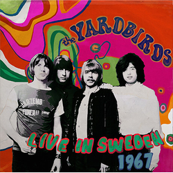 Yardbirds Live In Sweden 1967 RED VINYL LP