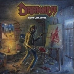Darkness Blood On Canvas BLUE VINYL LP