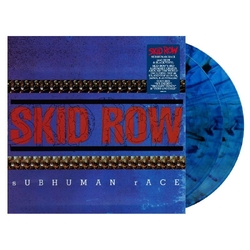 Skid Row Subhuman Race BLUE & BLACK MARBLE 2 VINYL LP