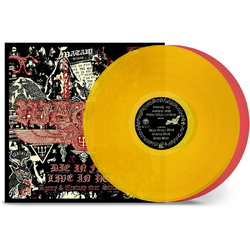 Watain Die In Fire - Live In Hell VINYL RED YELLOW 2 LP
