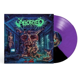 Aborted Vault Of Horrors PURPLE BLACK SPLIT VINYL LP