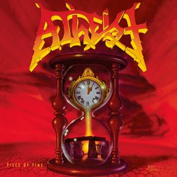 Atheist Piece Of Time TRANSPARENT ORANGE VINYL LP