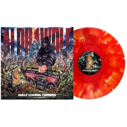 A LPha Wolf Half Living Things CLOUDY RED CLEAR VINYL LP