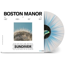 Boston Manor Sundiver WHITE SKY BLUE GREY SPLATTER VINYL LP