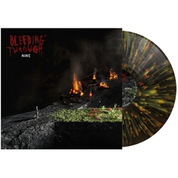 Bleeding Through Nine FOREST GREEN ORANGE & YELLOW SPLATTER VINYL LP
