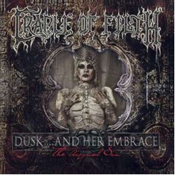 Cradle Of Filth Dusk & Her Embrace THE ORIGINAL SIN GALAXY CLEAR BLACK TRANSPARENT VINYL LP