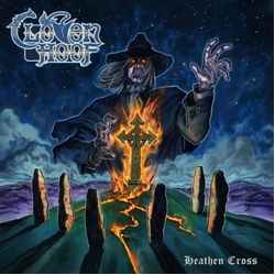 Cloven Hoof Heathen Cross ROYAL BLUE WHITE VINYL LP