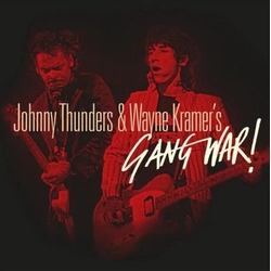 Johnny & Wayne Kramer Thunders Gang War! VINYL TRANSPARENT RED & BLACK SPLATTERED 2 LP