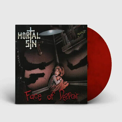 Mortal Sin Face Of Despair DARK RED VINYL LP