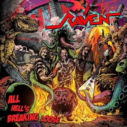 Raven All Hell's Breaking Loose VINYL LP