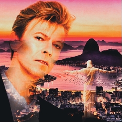 David Bowie Live In Rio LIMITED EDITION RED WHITE SPLATTER VINYL LP
