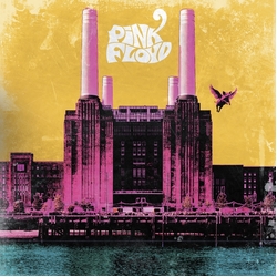 Pink Floyd Live In London PINK VINYL LP