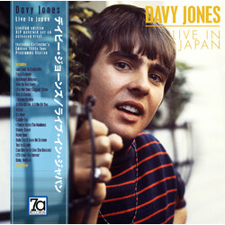 Davy Jones Live In Japan (Red White & Blue Vinyls) Vinyl LP