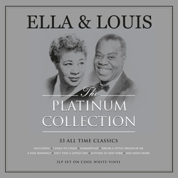 Ella & Louis Armstrong Fitzgerald Platinum Collection VINYL WHITE 3 LP