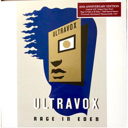 Ultravox Rage In Eden VINYL 4 LP Box Set