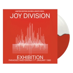 Joy Division Exhibition RED WHITE VINYL LP
