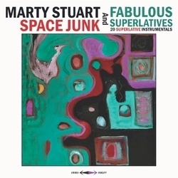 Marty & His Fabulous Superlatives Stuart Space Junk BLUE VINYL LP