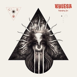 Kylesa Exhausting Fire HALF WHITE HALF RED VINYL LP