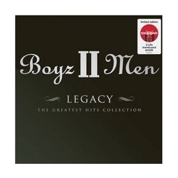 Boyz Ii Men Legacy: Greatest Hits VINYL TRANSLUCENT PURPLE 2 LP
