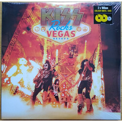 Kiss Kiss Rocks Vegas (2 LP/Dvd/Yellow 180G Vinyl/Import) Vinyl LP