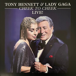 Tony Bennett / Lady Gaga Cheek To Cheek Live! VINYL 2 LP