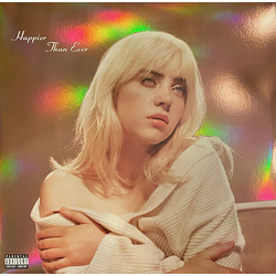Billie Eilish Happier Than Ever VINYL 2 LP RECYCLED RAINBOW FOIL JACKET RSD
