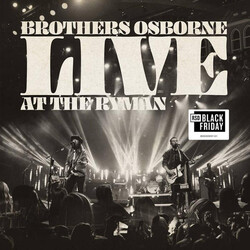 Brothers Osborne Live At The Ryman (2 LP) Vinyl LP