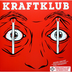 Kraftklub Keine Nacht Fuer Niema (Dl Card) VINYL LP