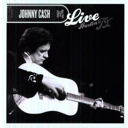 Johnny Cash Live From Austin Tx Vinyl LP