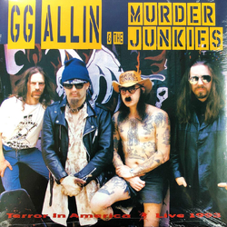 Gg & The Murder Junkies Allin Terror In America CLEAR GREEN VINYL LP