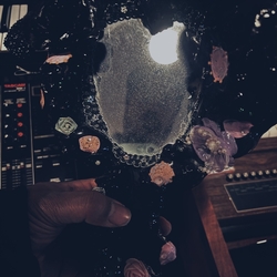Maneka Bathes & Listens RED GALAXY VINYL LP